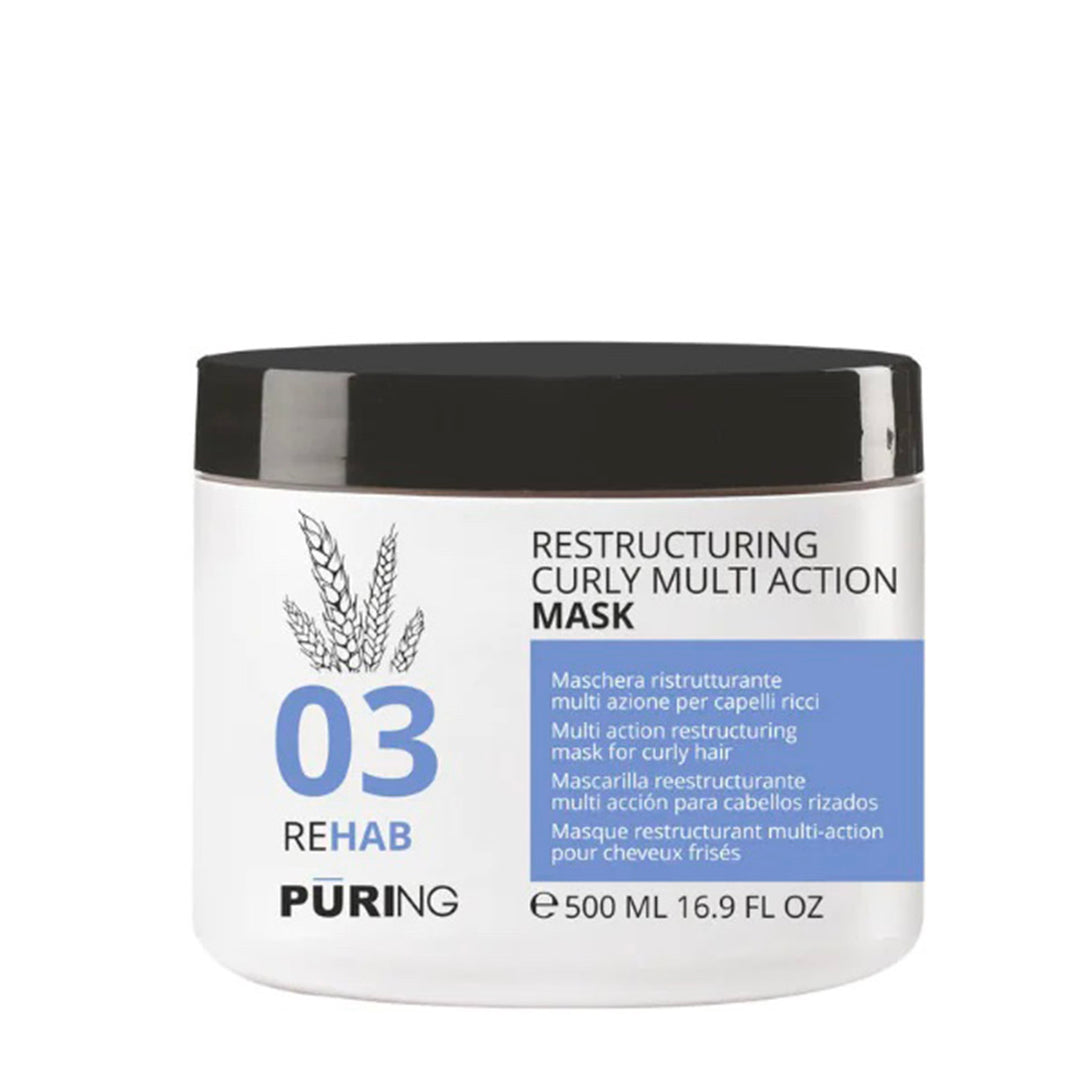 Puring Maschera Ristrutturante Multi Azione per capelli ricci 03