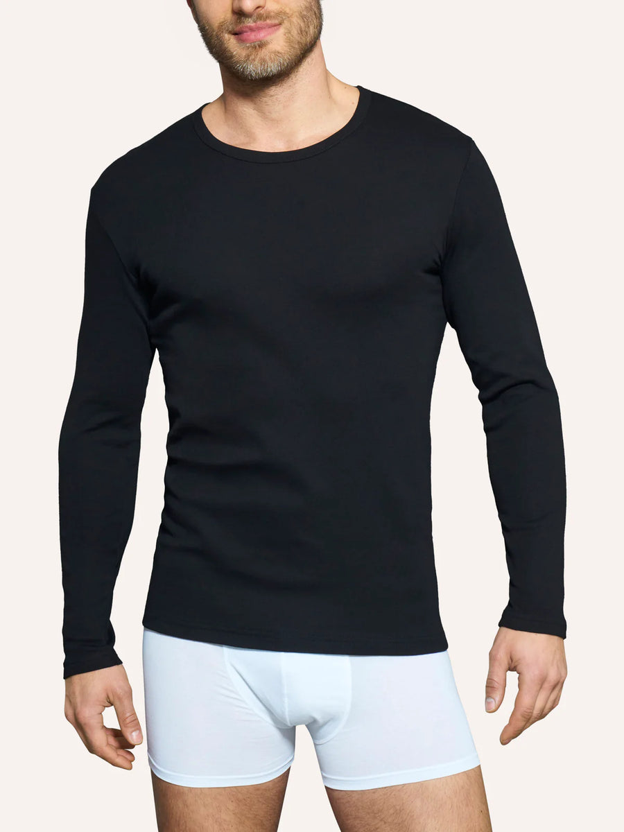 Ragno Thermo Cotton - Maglietta girocollo a manica lunga in caldo cotone   