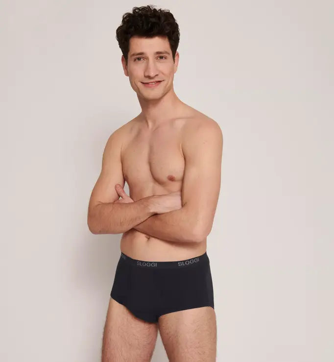 Sloggi Slip Basic Maxi Bipack M Nero