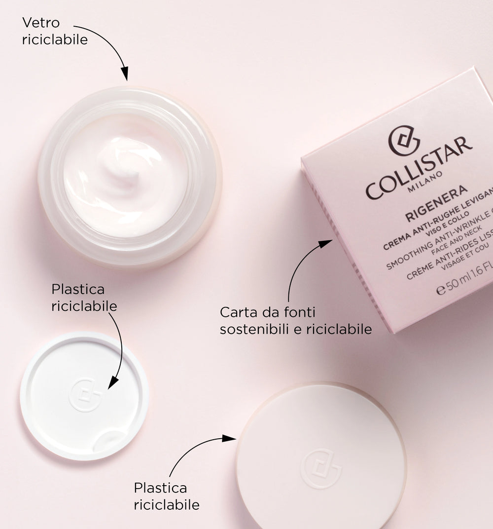 Collistar Rigenera Crema Anti-rughe Levigante viso e collo   