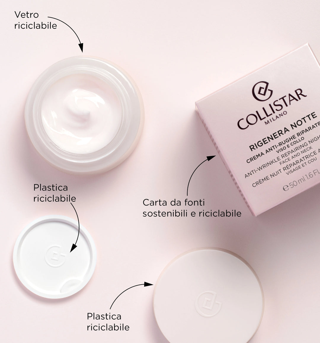 Collistar Rigenera Notte Crema Anti-rughe Riparatrice   