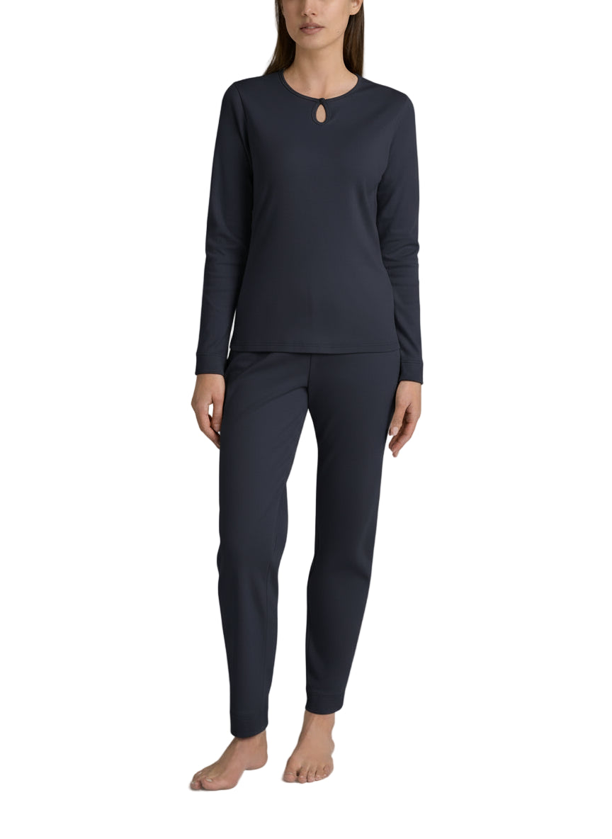Ragno Pigiama con scollo a goccia in Thermo Cotton