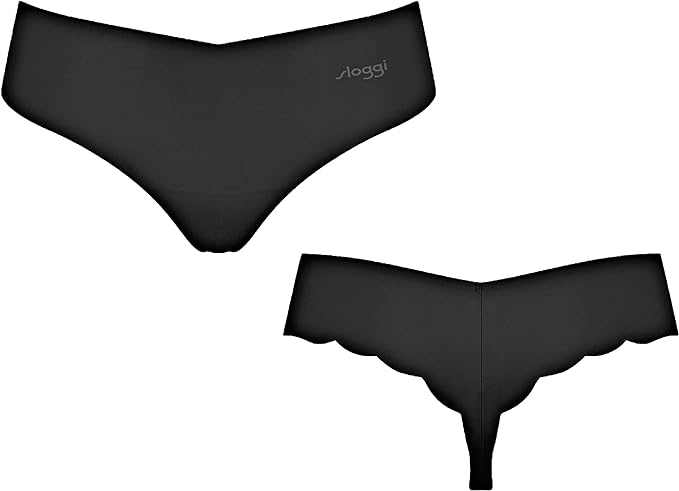 Sloggi Zero Microfibre Hipstring - Perizoma Bipack S Nero 