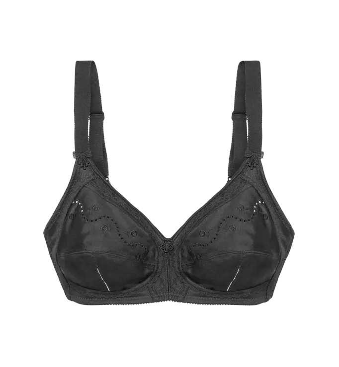 Triumph Reggiseno senza ferretto Doreen Cotton N 01 2 C Nero