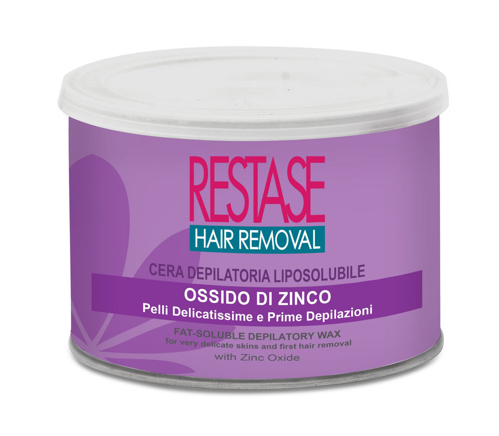 Restase Cera Depilatoria Liposolubile Vaso 400 ml Ossido di zinco  