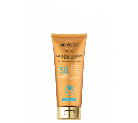 Biopoint Latte Solare Corpo Sublimante SPF50   