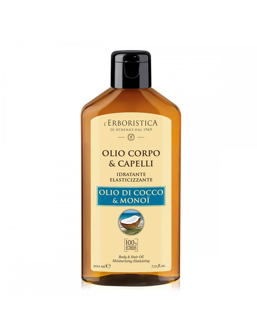 Athena's L'Erboristica Olio Corpo E Capelli Cocco E Monoi 200 ml  